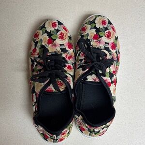 Floral Patterned Sneakers